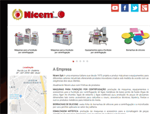 Tablet Screenshot of nicem.com.br